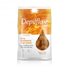 Воск горячий Depilflax, цвет-Натуральный, уп. 1 кг.