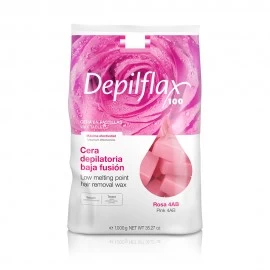 Воск горячий Depilflax, цвет-розовый, уп. 1 кг.