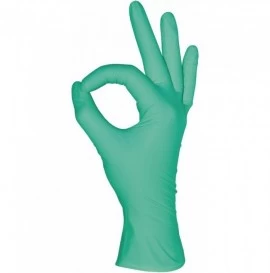 Перчатки нитриловые Mediok р-р S, цвет зеленые 50 пар