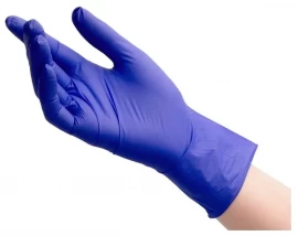 Перчатки нитриловые Mediok р-р S, цвет сиренево-фиолетовые 50 пар 