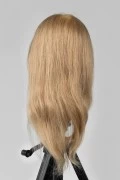Голова учебная, (100% натуральные волосы), блондинка 40-45 см. PP18-SL18Z-27