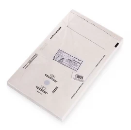 Крафт-пакет белый 150/250 мм. стерилизационные бумажные самоклеящийся с индикатором