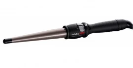 Плойка-конус для волос BaByliss Pro Titanium Tourmaline,   с терморегулятором, 25-13мм BAB2280TTE