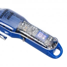 Машинка для стрижки DEWAL PRO NEON BLUE, аккум\сет, 6000 об\мин, нож 45 мм, 0,8 - 2,0 мм, 6 нас 03-0 Машинка для стрижки DEWAL PRO NEON BLUE, аккум\сет, 6000 об\мин, нож 45 мм, 0,8 - 2,0 мм, 6 нас 03-0