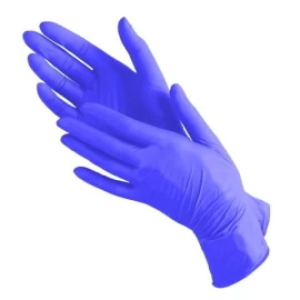 Перчатки нитриловые Mediok р-р L  цвет фиолетовые 50 пар 