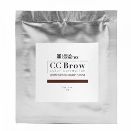 Хна для бровей CC Brow (dark brown) в саше (темно-коричневый), 5 гр				