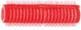 Бигуди-липучки DEWAL,красные d 13мм 12шт/уп 	R-VTR10