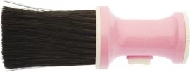 Кисть-сметка DEWAL, настольная, ручка- пластик, с ёмкостью для талька, искусственн NB002Light-purpl