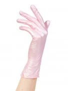 Перчатки нитриловые Adele размер S розовые перламутровые 50пар