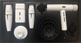 Набор JRL ONYX (белый) машинка+триммер+шейвер+фен для стрижки волос Ghost Collection №3 Набор JRL ONYX (белый) машинка+триммер+шейвер+фен для стрижки волос Ghost Collection №3