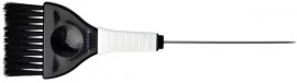 Кисть для окрашивания DEWAL, со спицей ,черная с белым, с черной прямой щетиной, широкая 50 мм