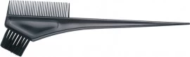 Кисть для окрашивания DEWAL, черная, с расческй, с черной прямой щетиной, узкая 30мм T-1155